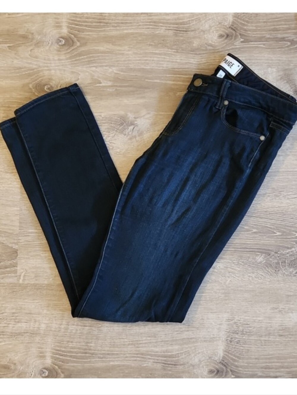 PAIGE Skyline Skinny Jeans Dark Wash Stretch Size 29